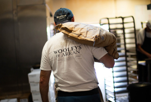 Behind the scenes at the Wooleys of Arran bakery