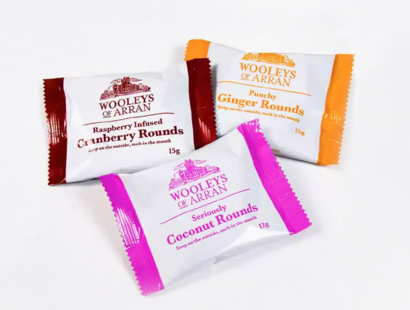 <p>Wooleys of Arran<br>Wooley Ginger Biscuits<br>2 pack &nbsp;(15g)</p>